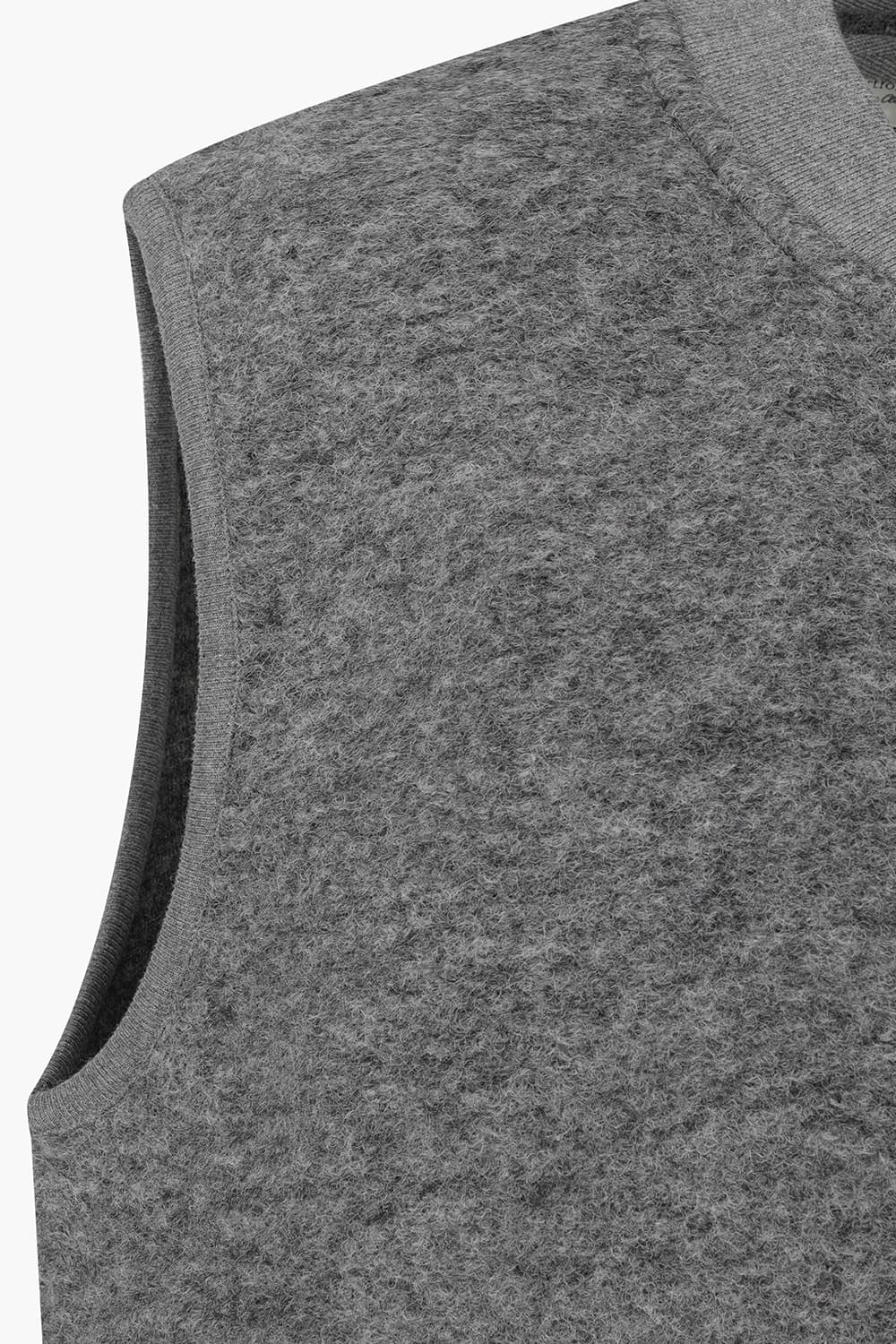 베스트 Relaxed Boiled Wool Vest QE5FMHTOT202Q93