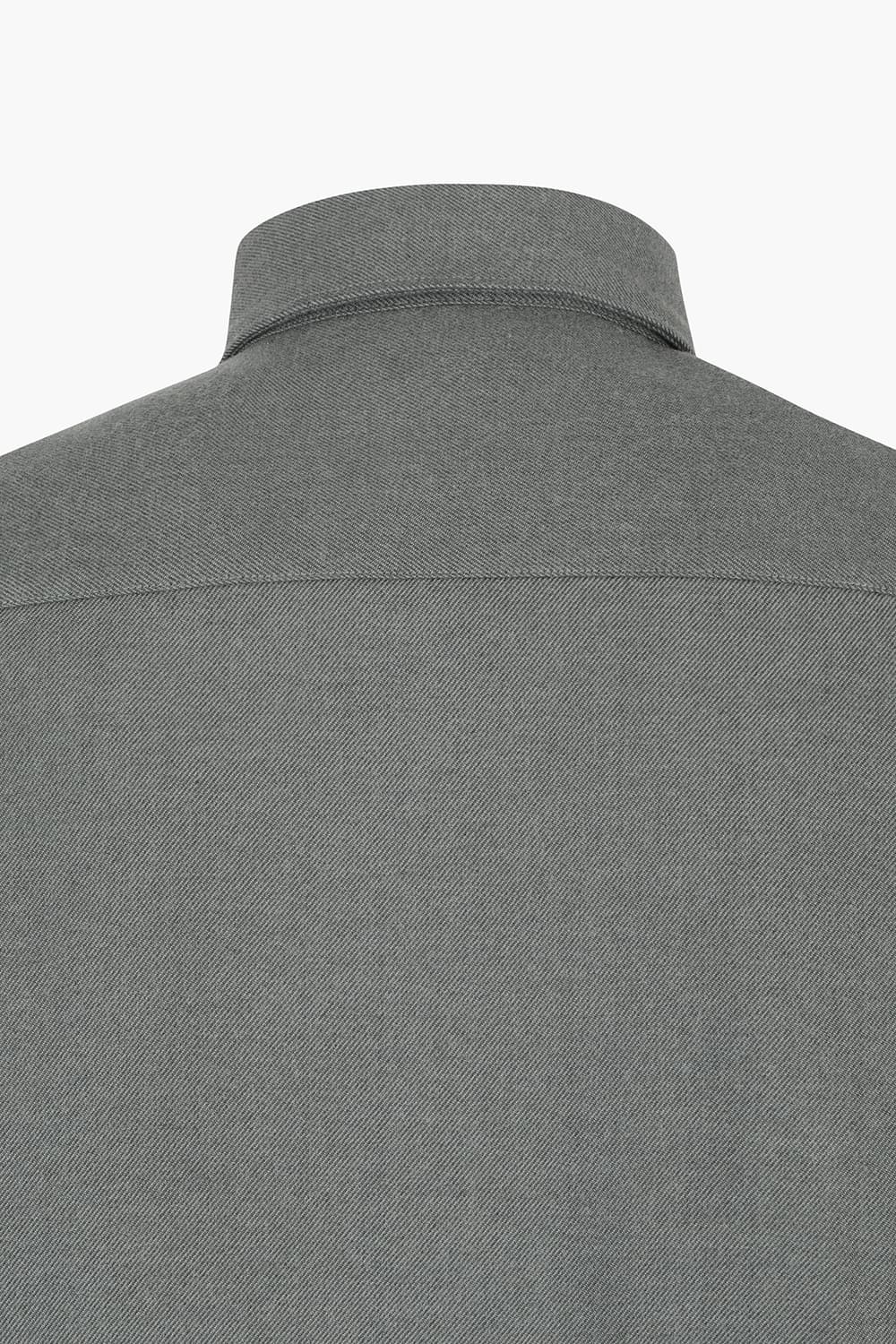 솔리드 기모 배색 781 컴포터블 셔츠 그레이 SE4FM22LS781SGY