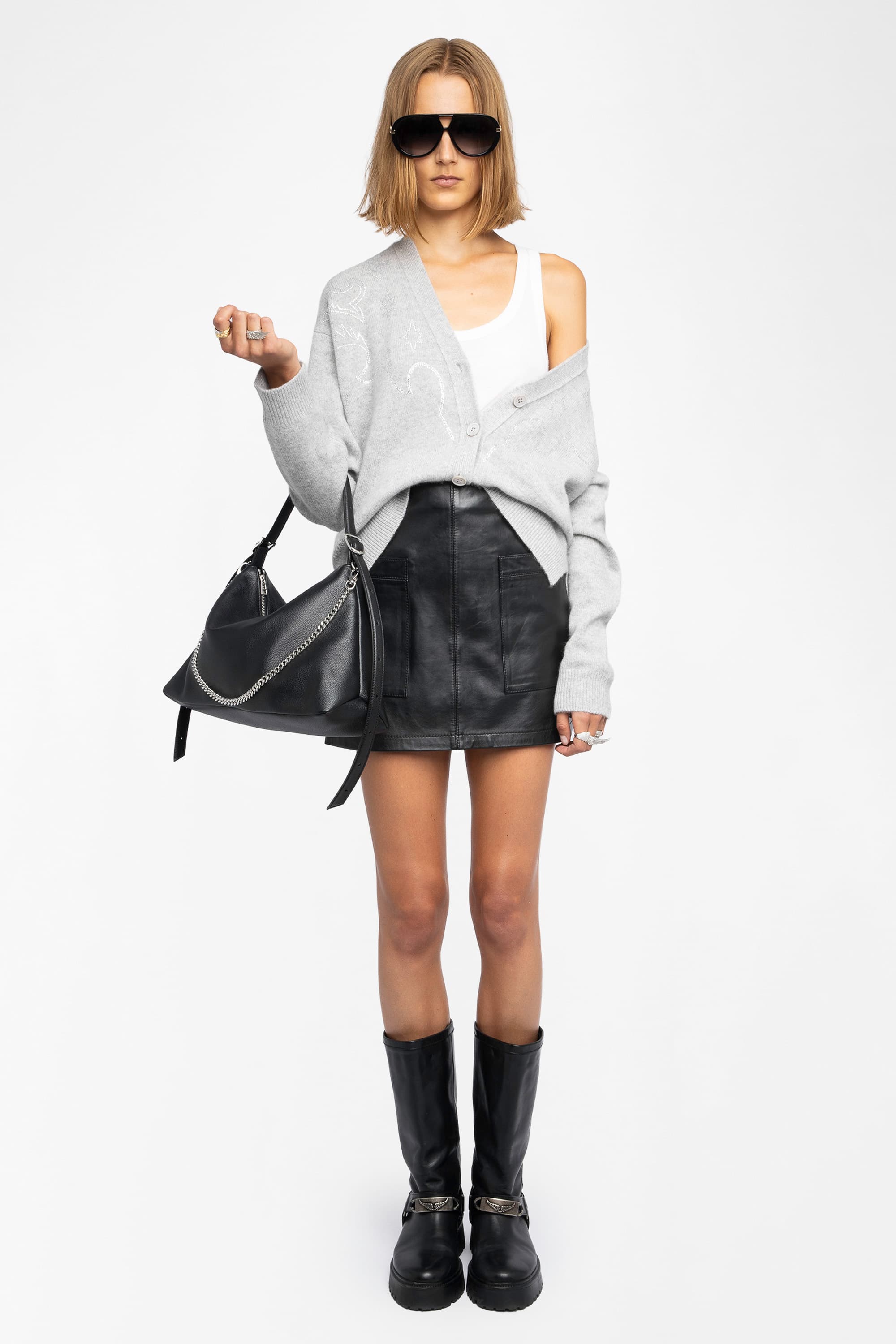 Mirkaz Strass Cashmere Cardigan