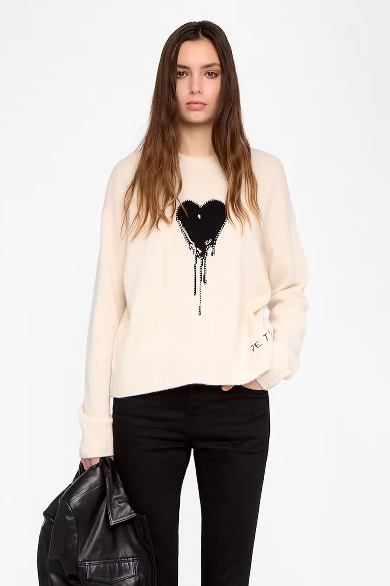 Markuz Heart Cashmere Sweater