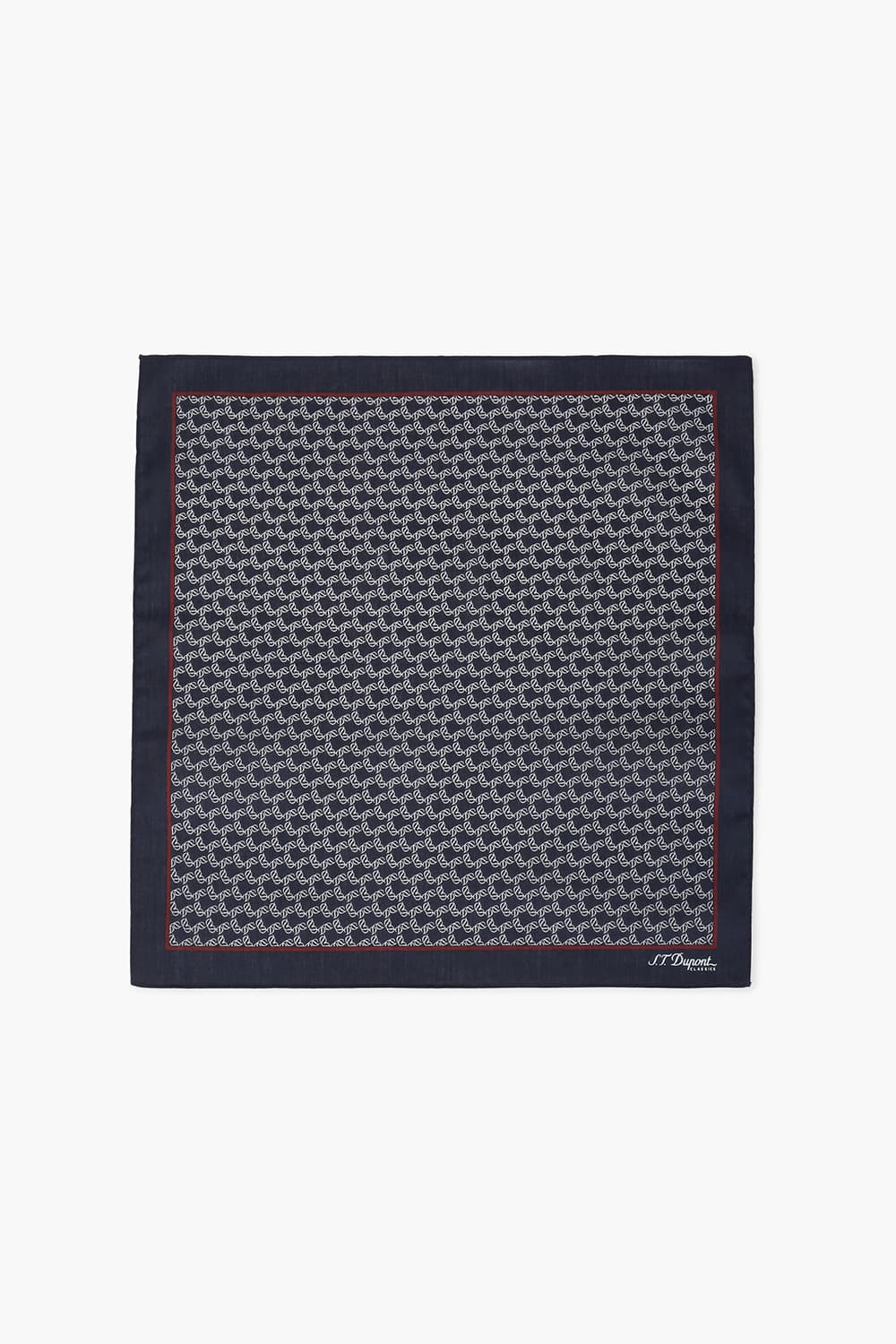 로고 플레이 1002 코튼 손수건 네이비 SE5FMA381002SNY