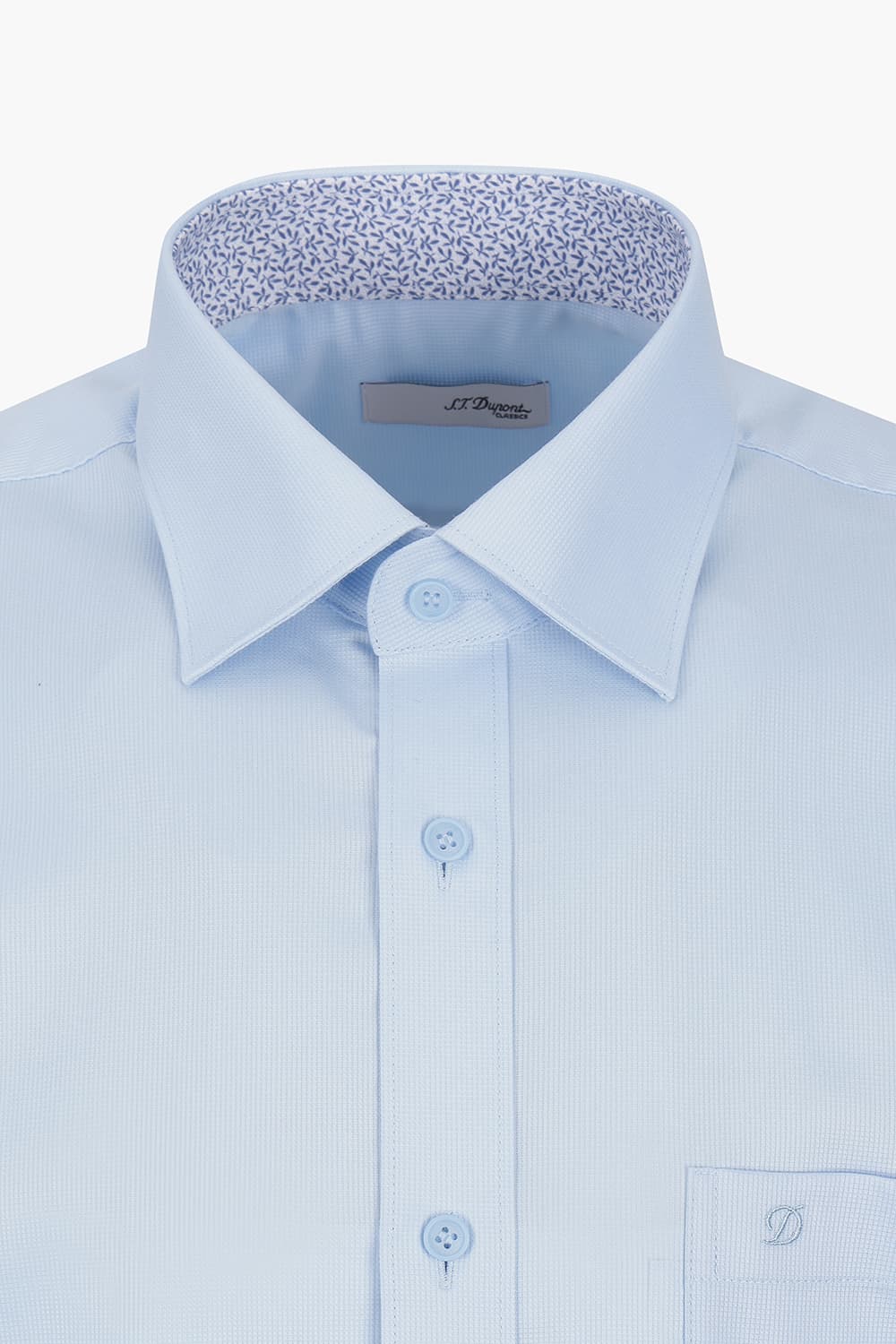 텐셀 도비 배색 164 비즈니스 셔츠 블루 SE5SM11LS164SBU