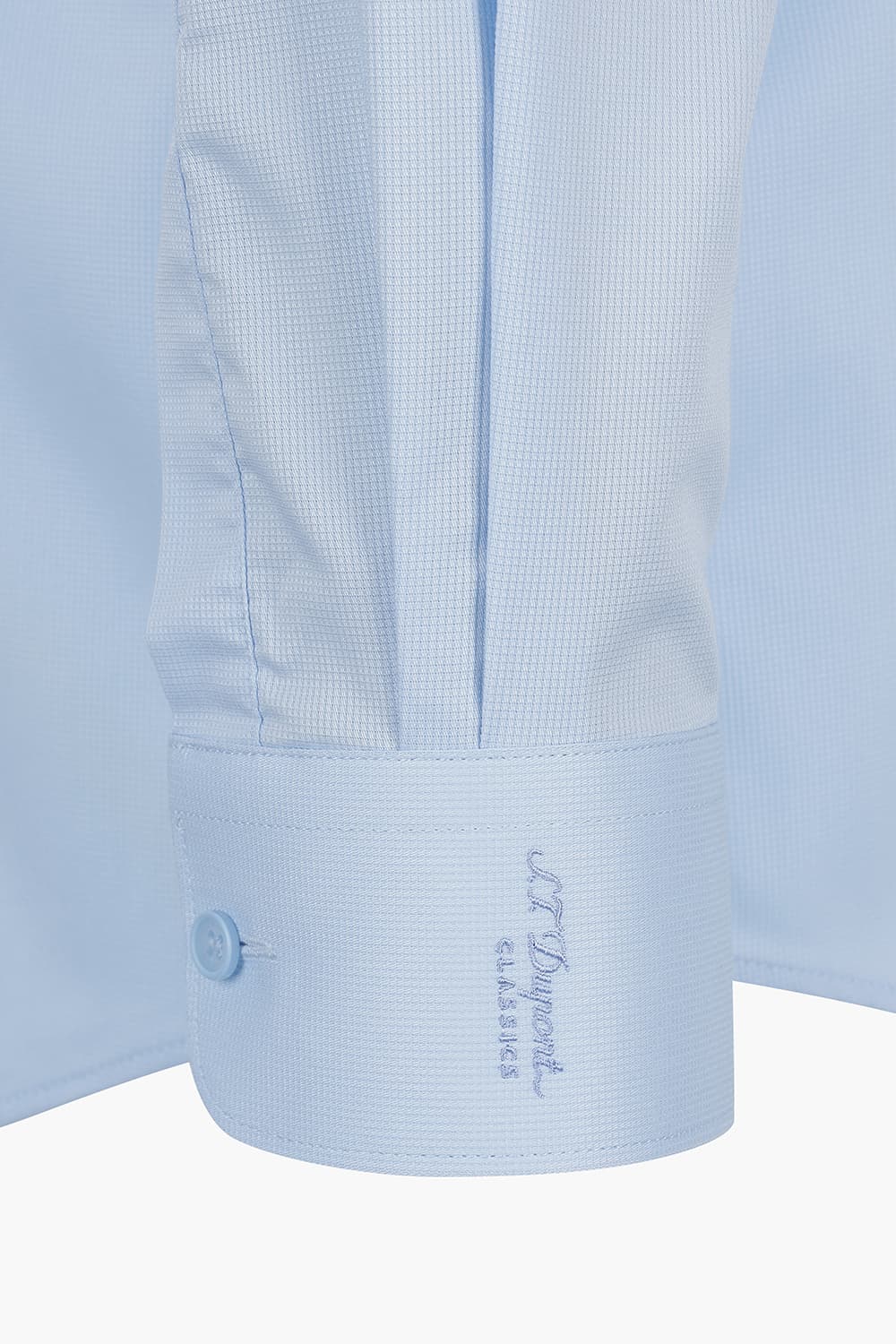 텐셀 도비 배색 164 비즈니스 셔츠 블루 SE5SM11LS164SBU