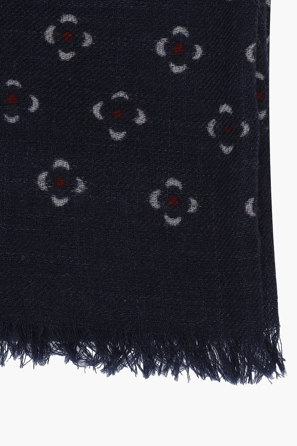 Indigo Wool Scarf QE5FMHTSC201Q66