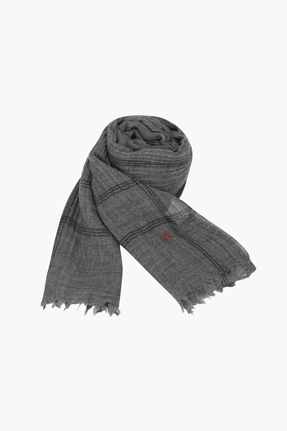 H Logo Check Wool Scarf QE5FMHTSC203Q90