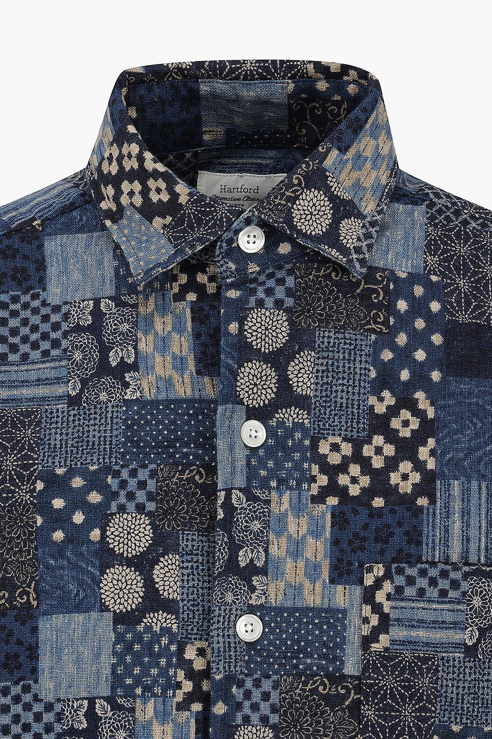 PATT 코튼 페이즐리 패턴 셔츠 BE2003001