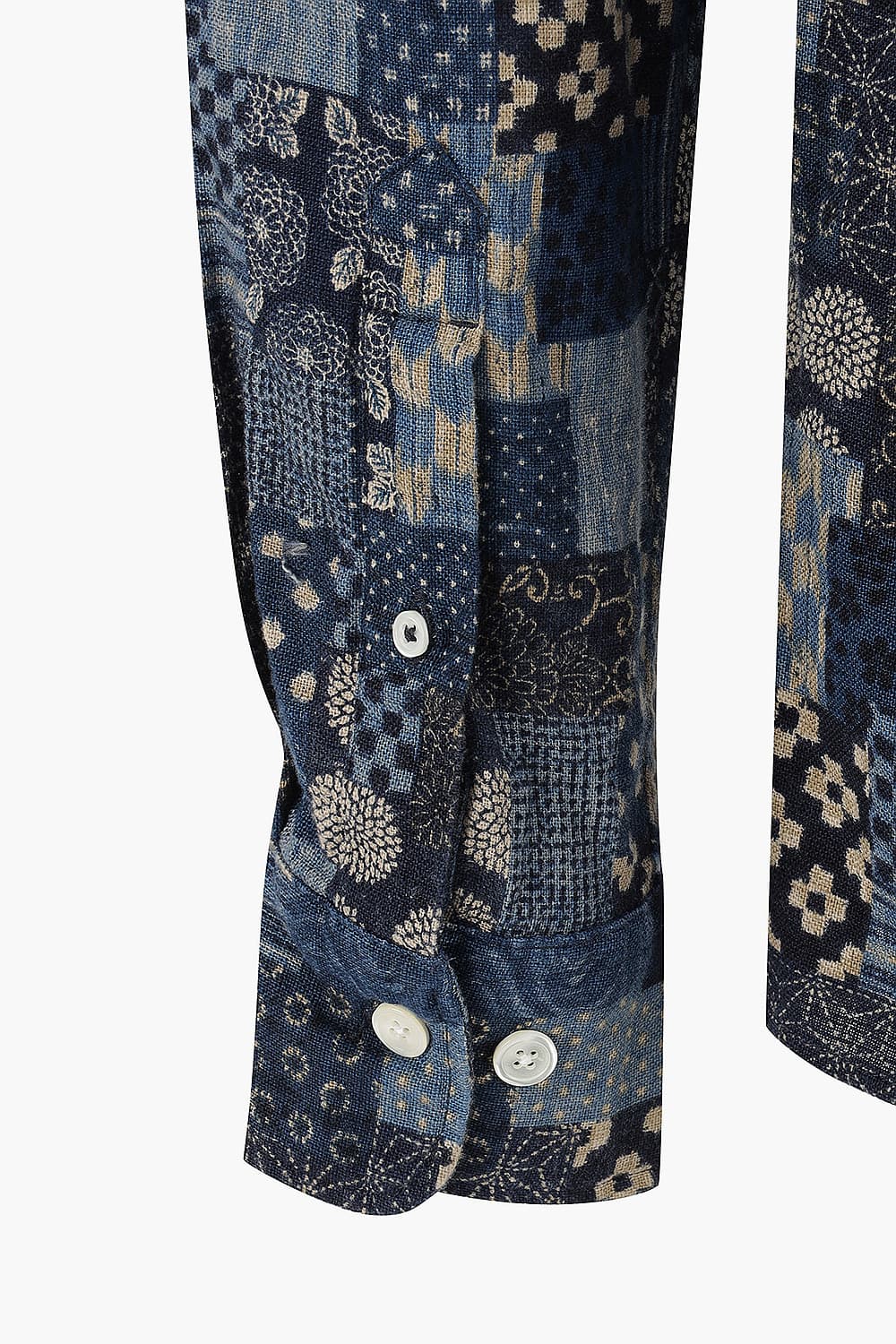 PATT 코튼 페이즐리 패턴 셔츠 BE2003001