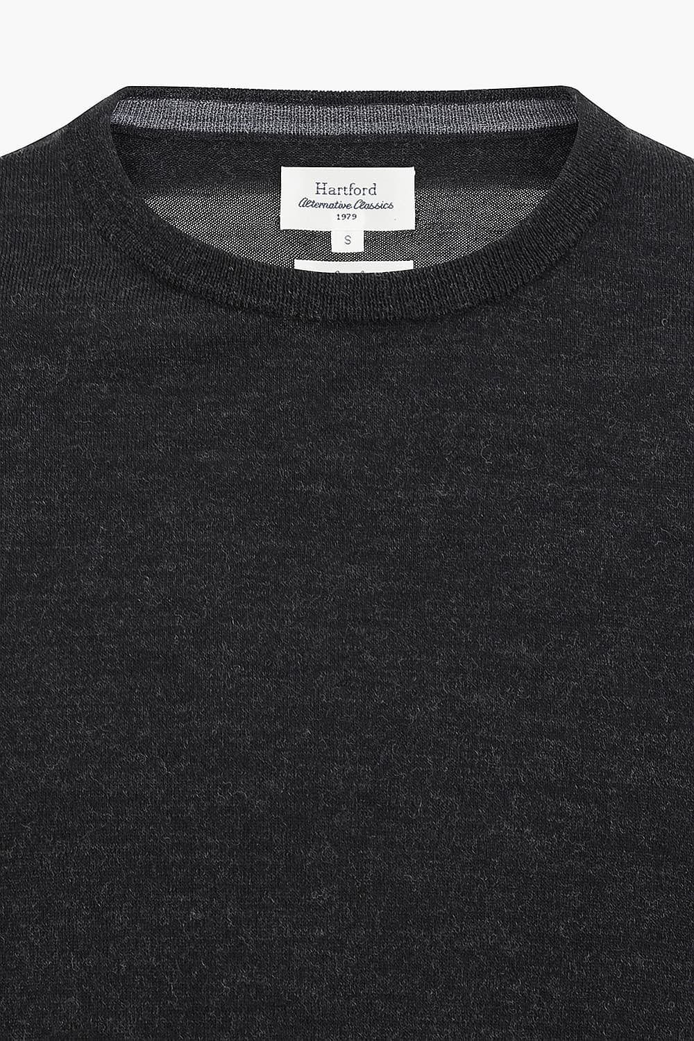 Basic Crew Neck Wool Knit QE5FMHTKN101Q99