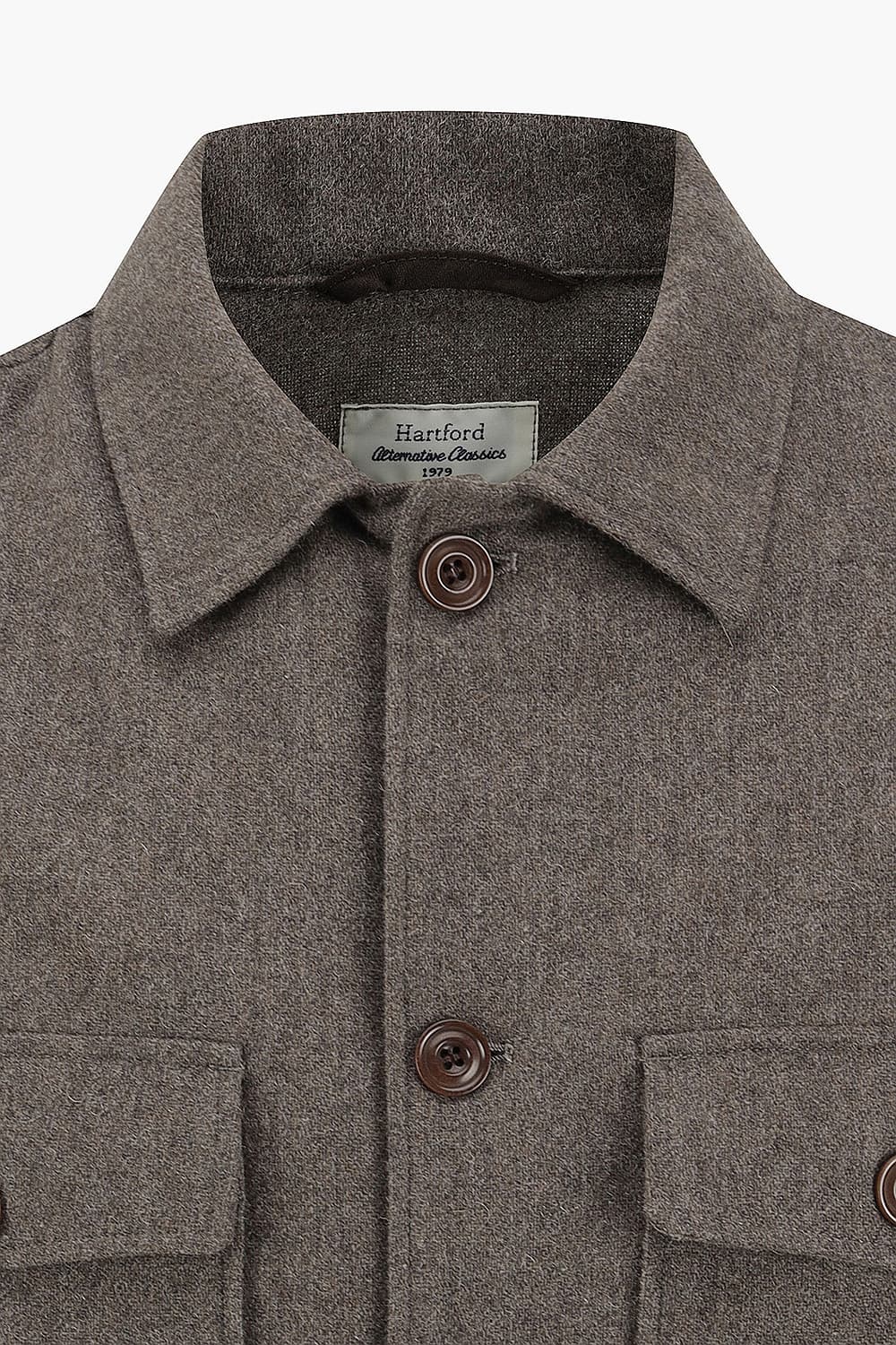 DAY 울 혼방 빅버튼 셔츠형 캐주얼 자켓 BE4510704