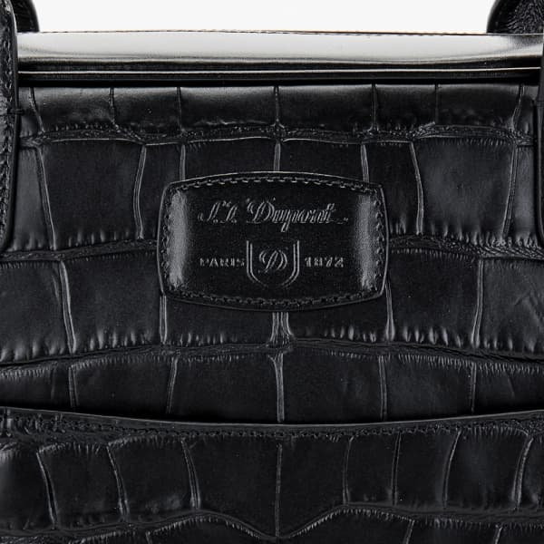 라인D 크로코 댄디 도큐먼트홀더 블랙 CG181063Z