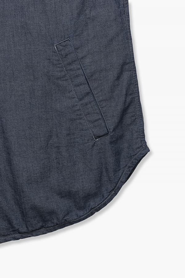 코튼 인디고 셔츠자켓 네이비 RE1SMBASH202R64