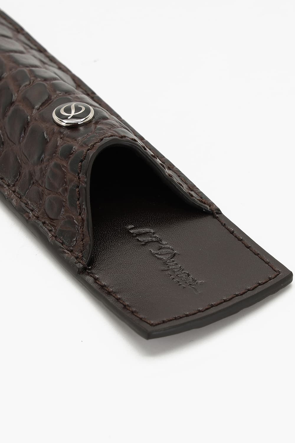 DANDY 엘리제 악어패턴 펜슬롯 브라운 CI180161Z