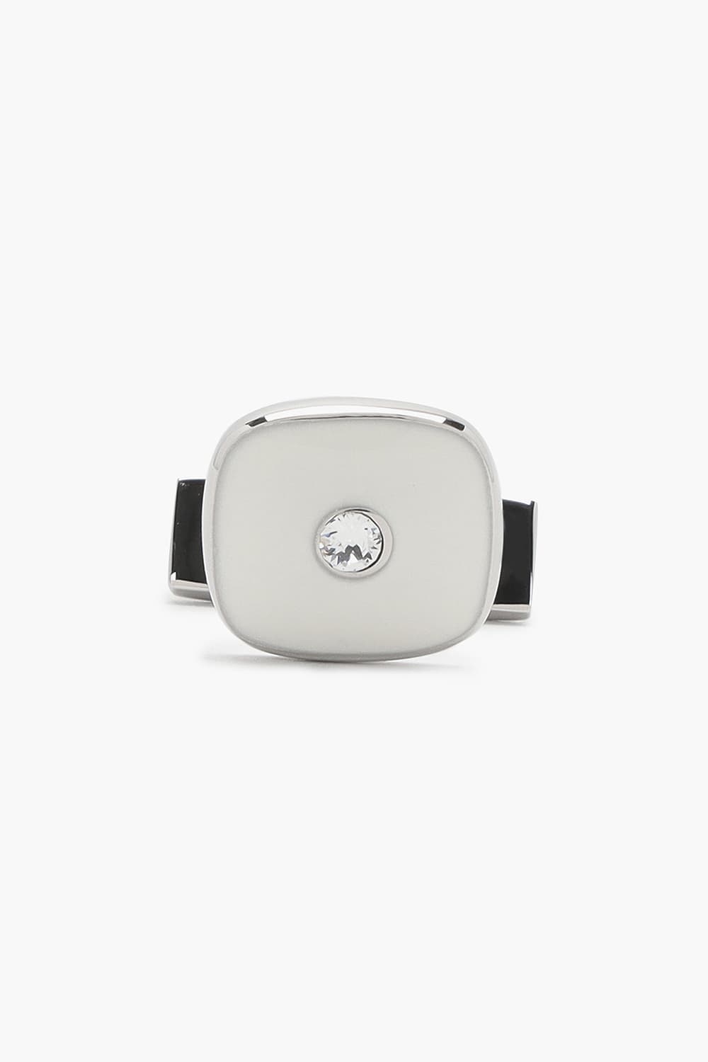 스퀘어 화이트 커프스링 CC5594ZZZ