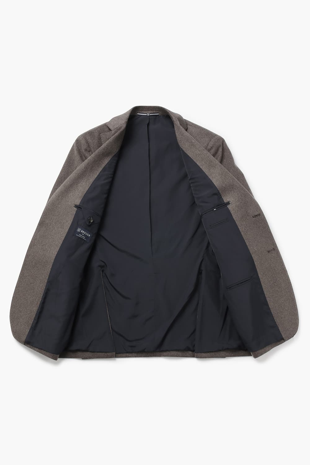 울 솔리드 자켓 브라운 RE2FMBAJA207R86