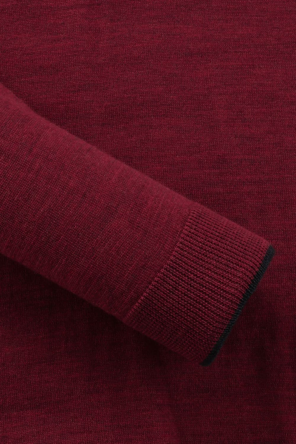 캐시울 라운드넥 스웨터 레드 RE2FMBAKN101R44