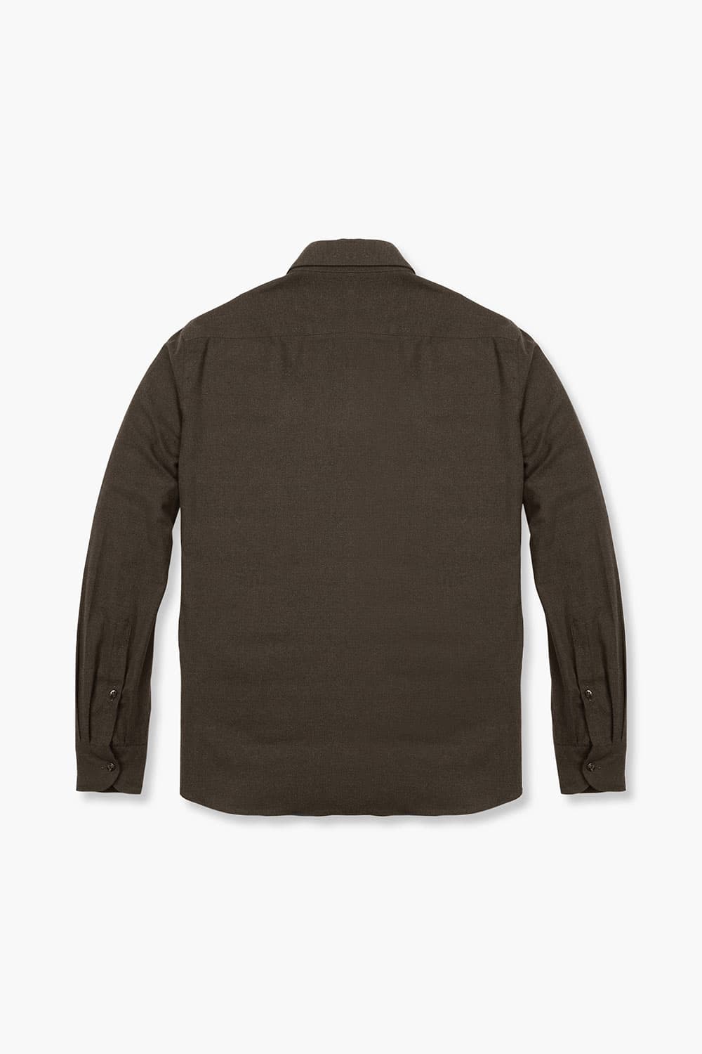 코튼 플라넬 슬림셔츠 브라운 RE2FMBASH801R88