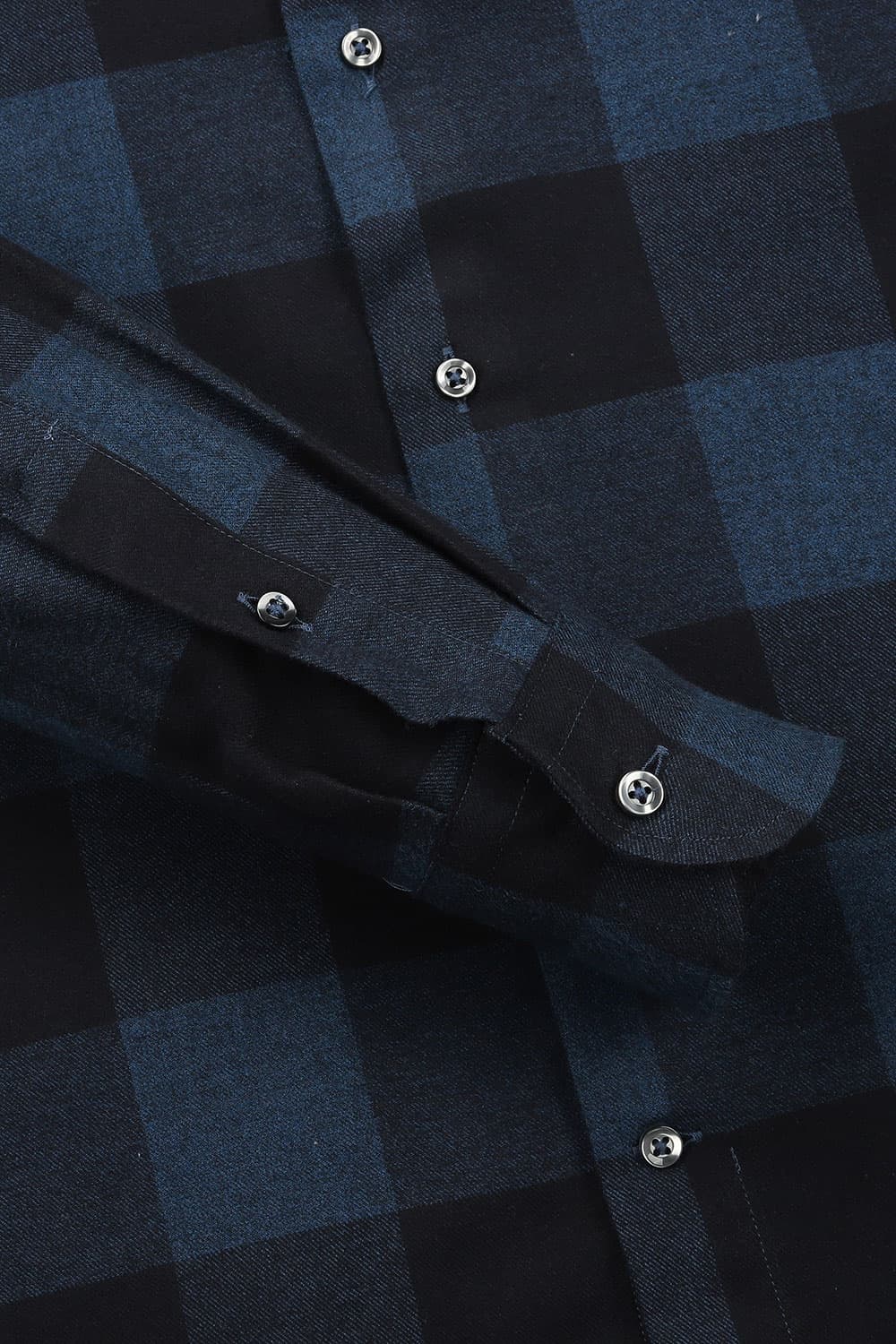 코튼 플라넬 슬림셔츠 네이비 RE2FMBASH802R65