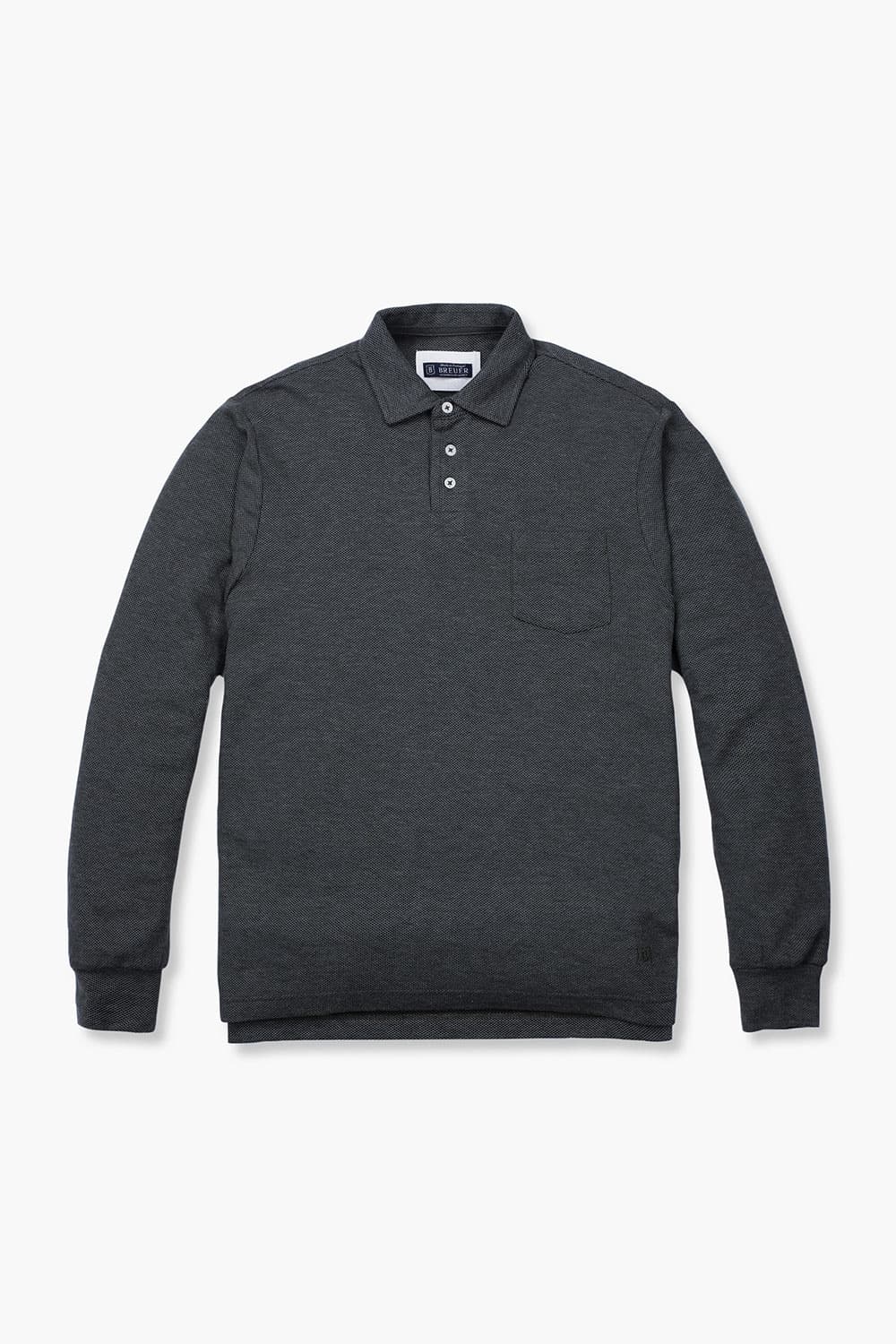 캐시미어 믹스 폴로 티셔츠 그레이 RE2FMBAPO101R95