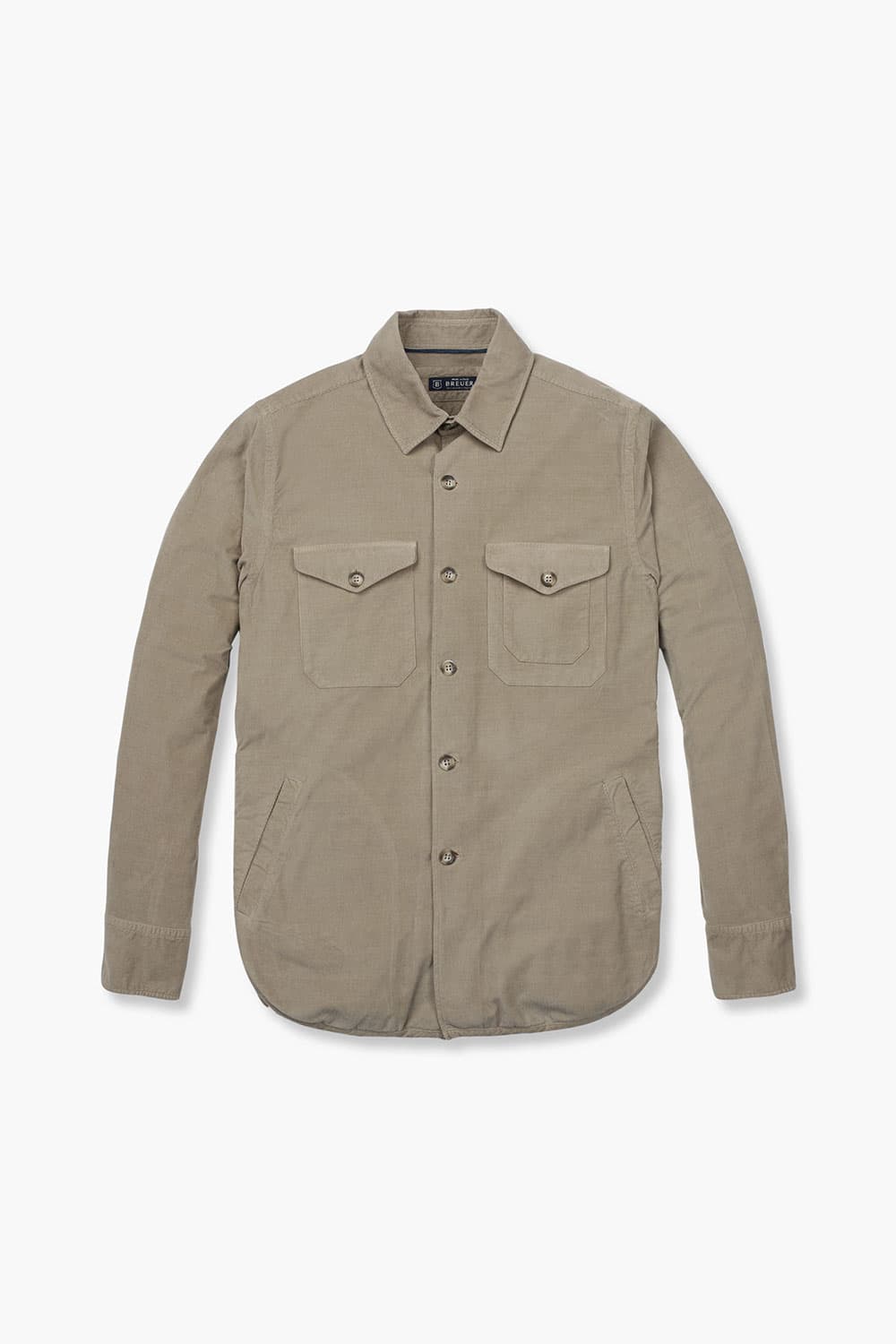 코튼 코듀로이 셔켓 베이지 RE2FMBASH201R15