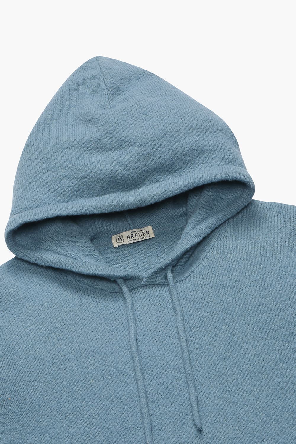 코튼믹스 후드 니트 라이트 블루 RE3SMBAKN102R60