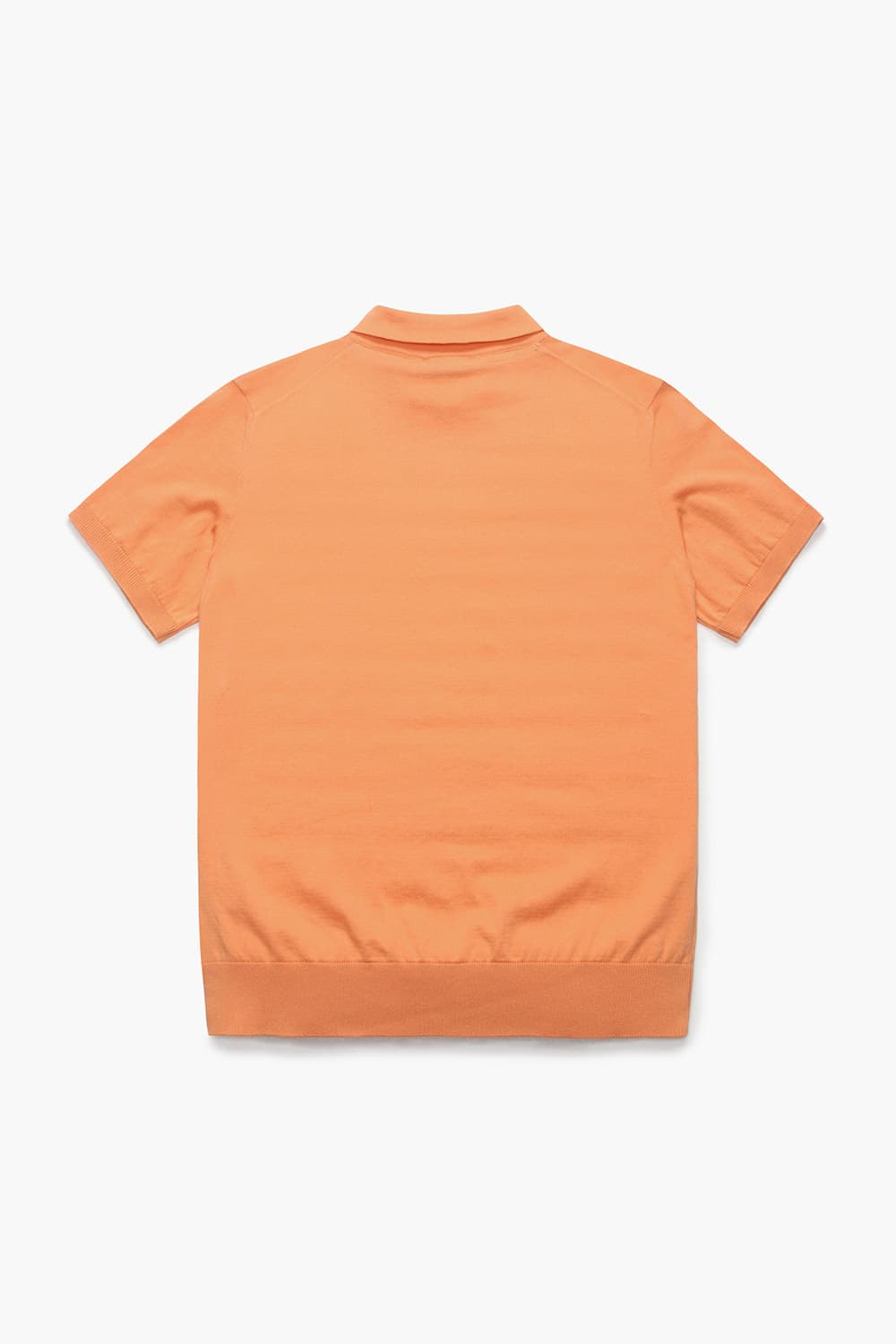 코튼 카라넥 반소매 니트 오렌지 RE3SMBAKN501R40