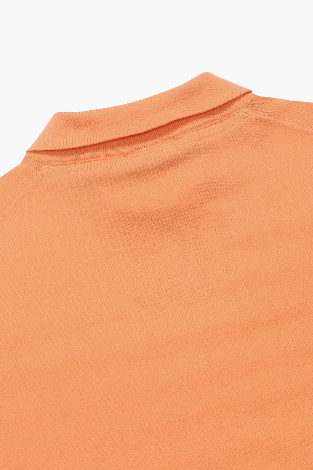 코튼 카라넥 반소매 니트 오렌지 RE3SMBAKN501R40