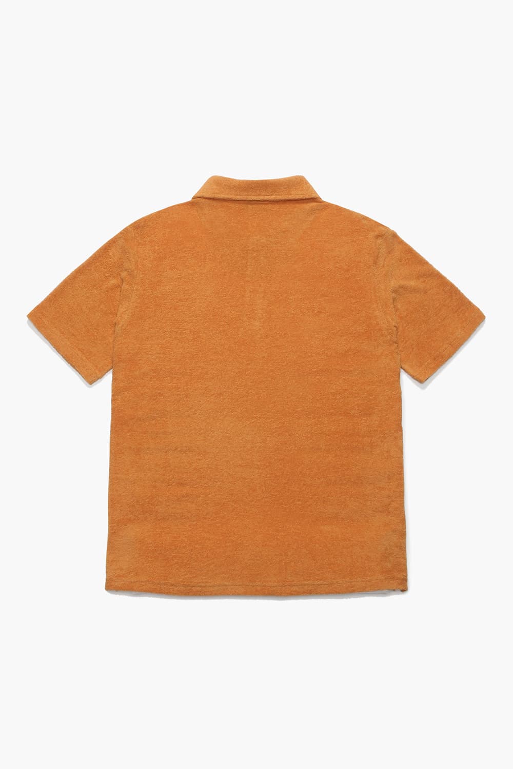 코튼 테리 카라넥 반소매 티셔츠 오렌지 RE3SMBAPO201R40