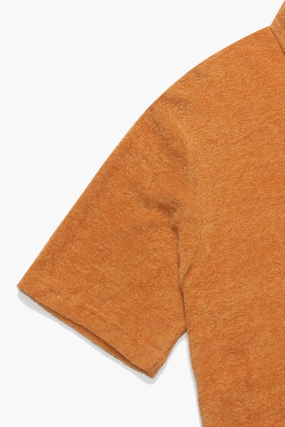 코튼 테리 카라넥 반소매 티셔츠 오렌지 RE3SMBAPO201R40
