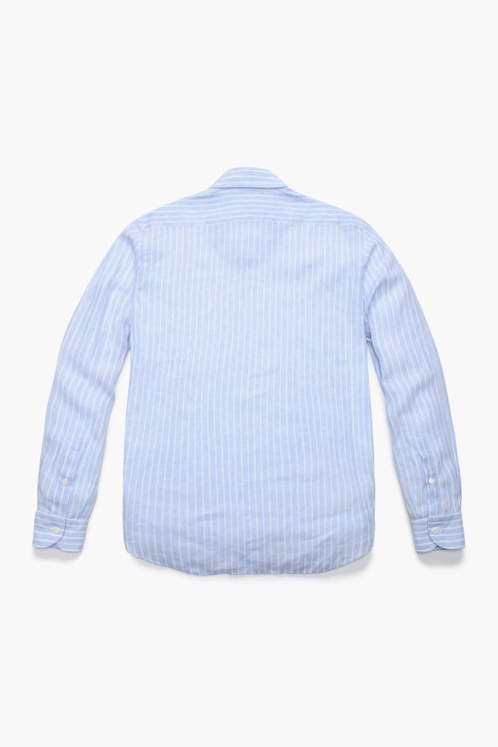 린넨 스트라이프 셔츠 블루 RE3SMBASH103R62