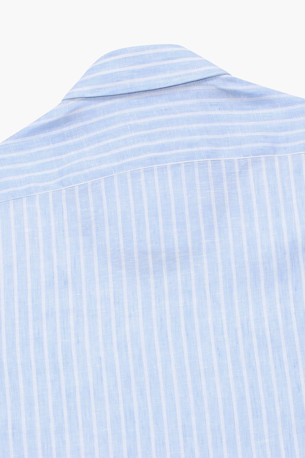 린넨 스트라이프 셔츠 블루 RE3SMBASH103R62