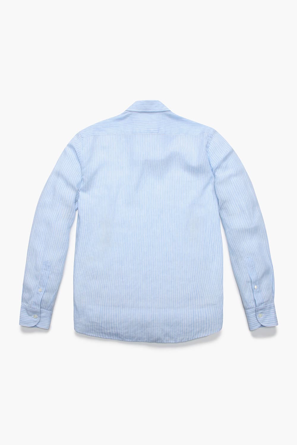 린넨 스트라이프 셔츠 블루 RE3SMBASH105R62