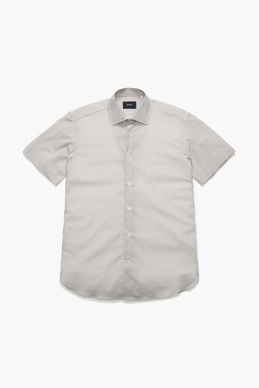 프린트 반소매 셔츠 라이트 핑크 RE3SMBASH851R43