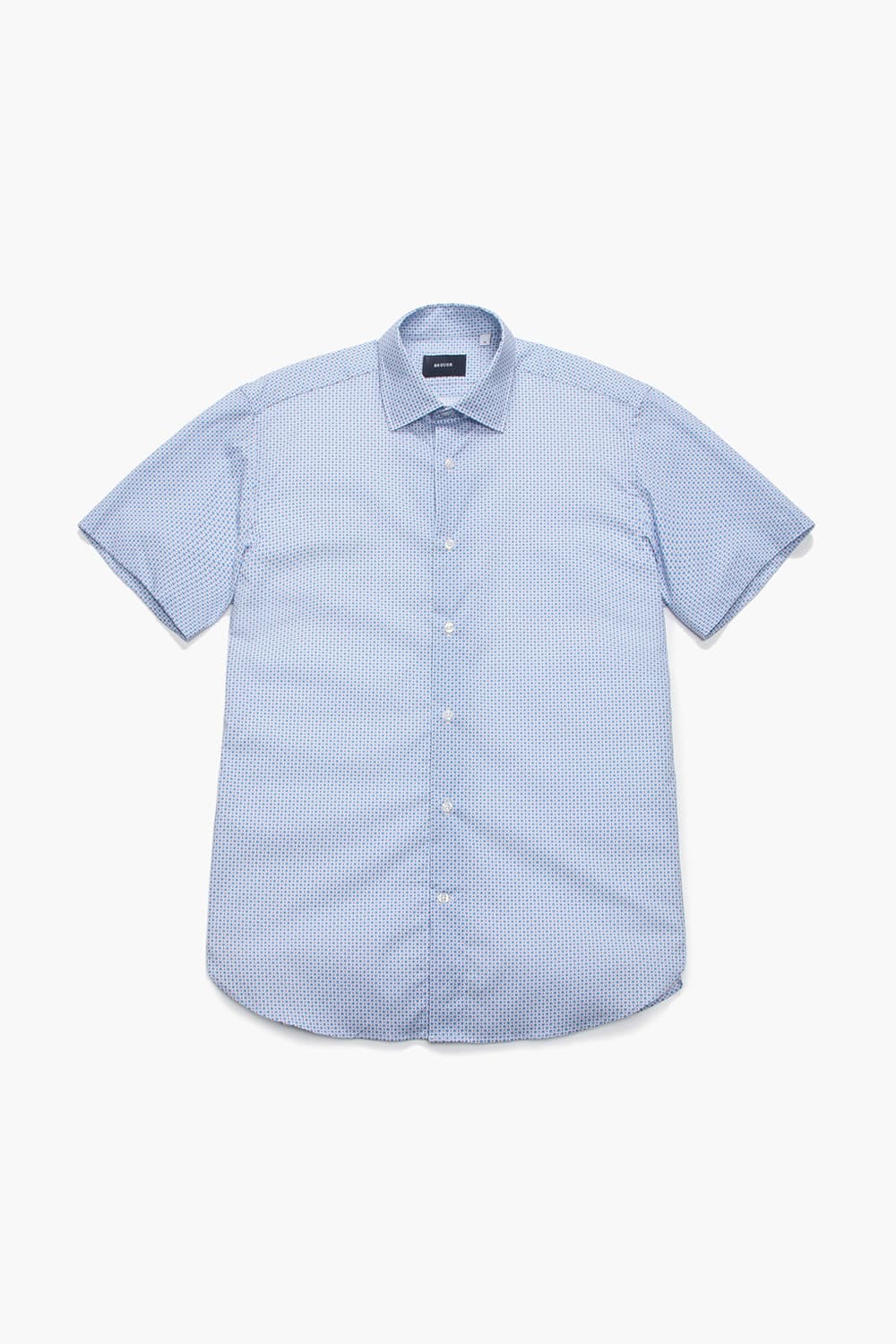 프린트 반소매 셔츠 라이트 블루 RE3SMBASH851R63