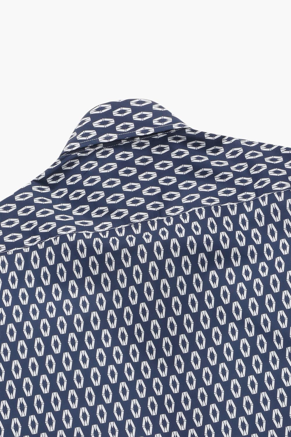 프린트 반소매 셔츠 네이비 RE3SMBASH852R65