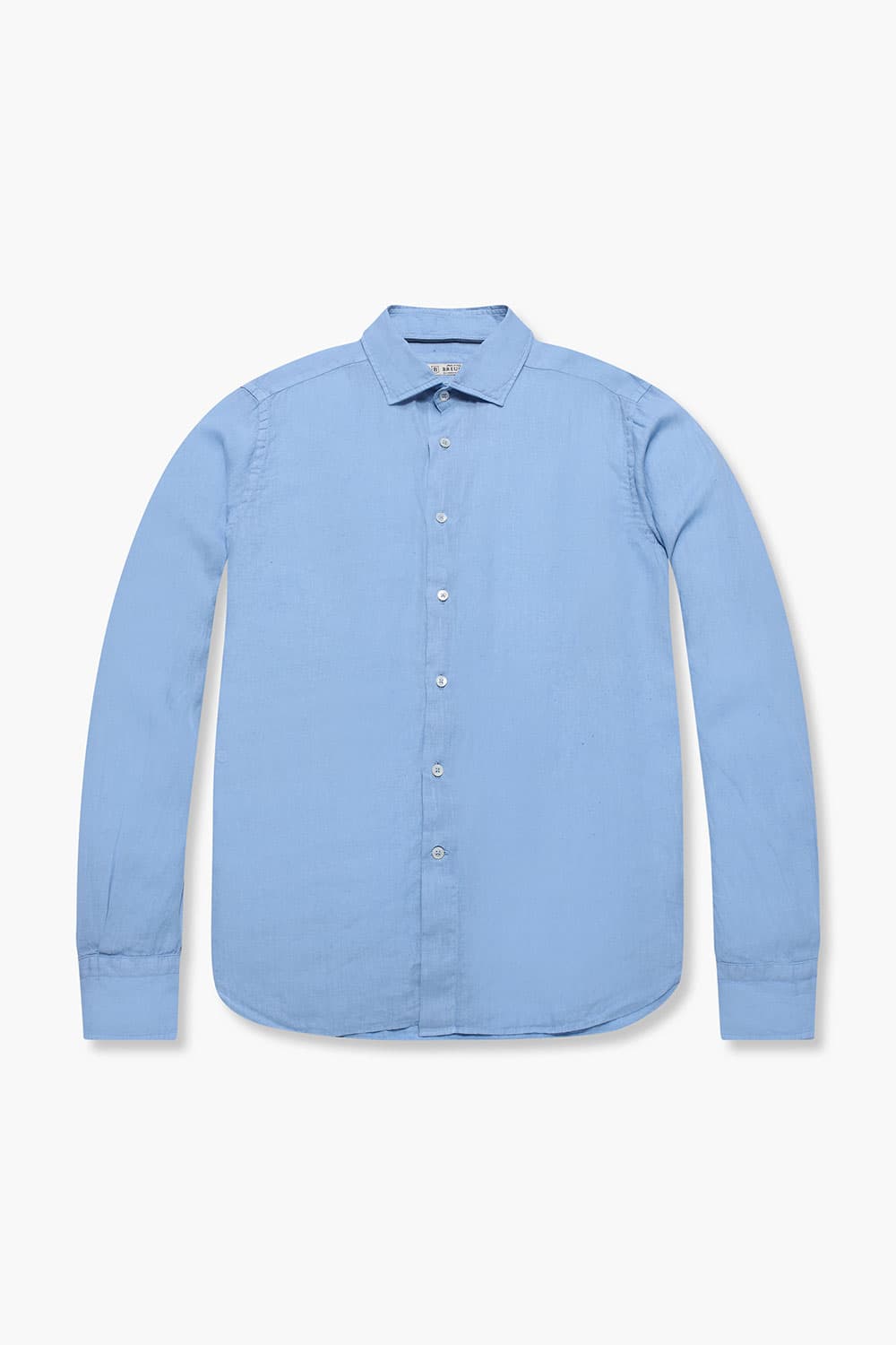 린넨 솔리드 셔츠 블루 RE3SMBASH107R63