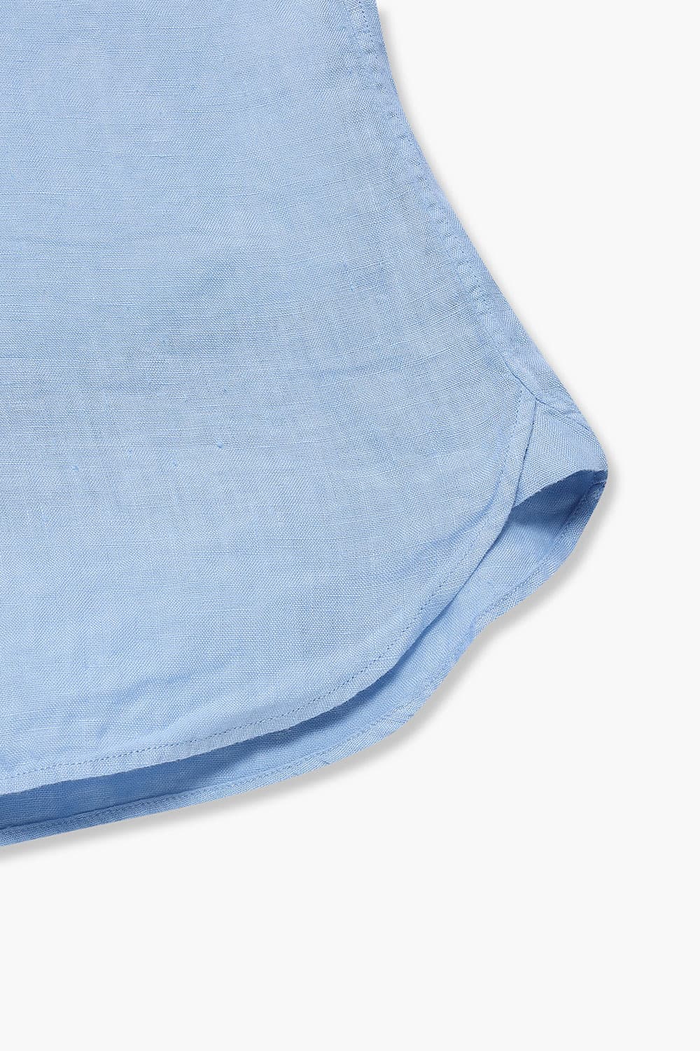 린넨 솔리드 셔츠 블루 RE3SMBASH107R63