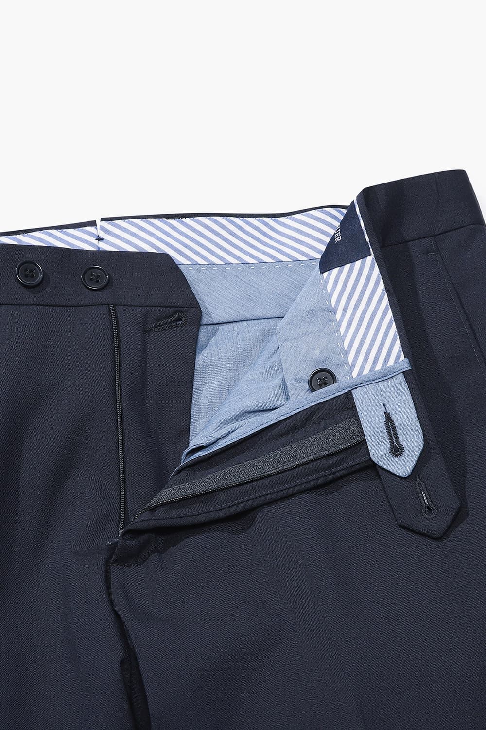 울 솔리드 팬츠 다크 네이비 RE3SMBAPT801R66