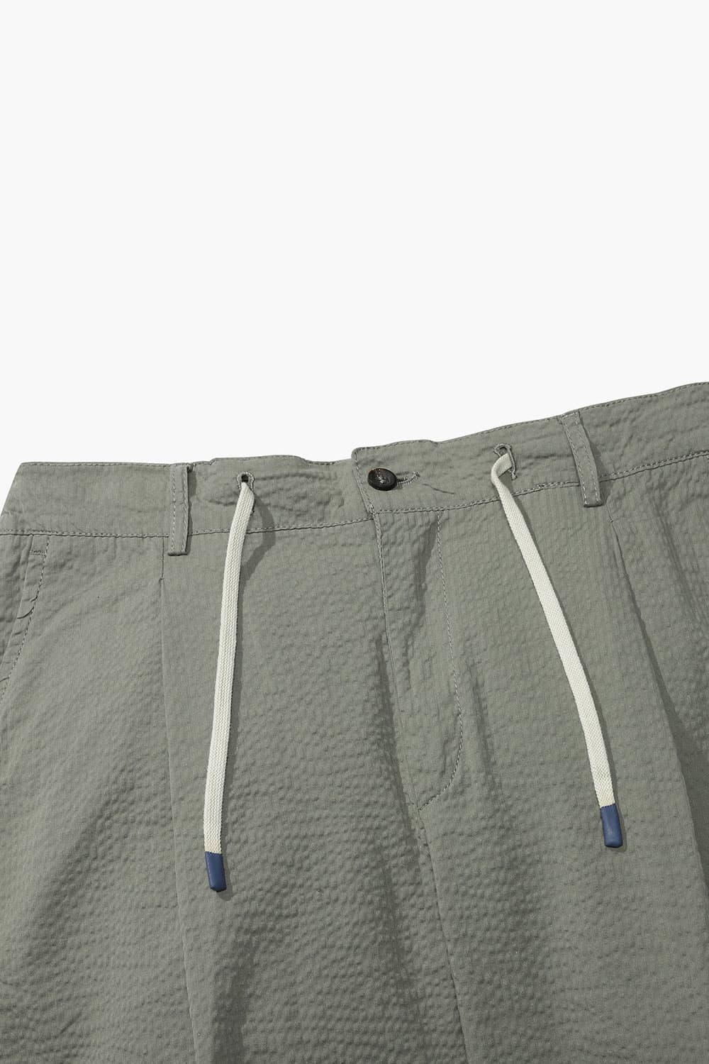 코튼 시어써커 스트링팬츠 카키 RE3SMBAPT804R77