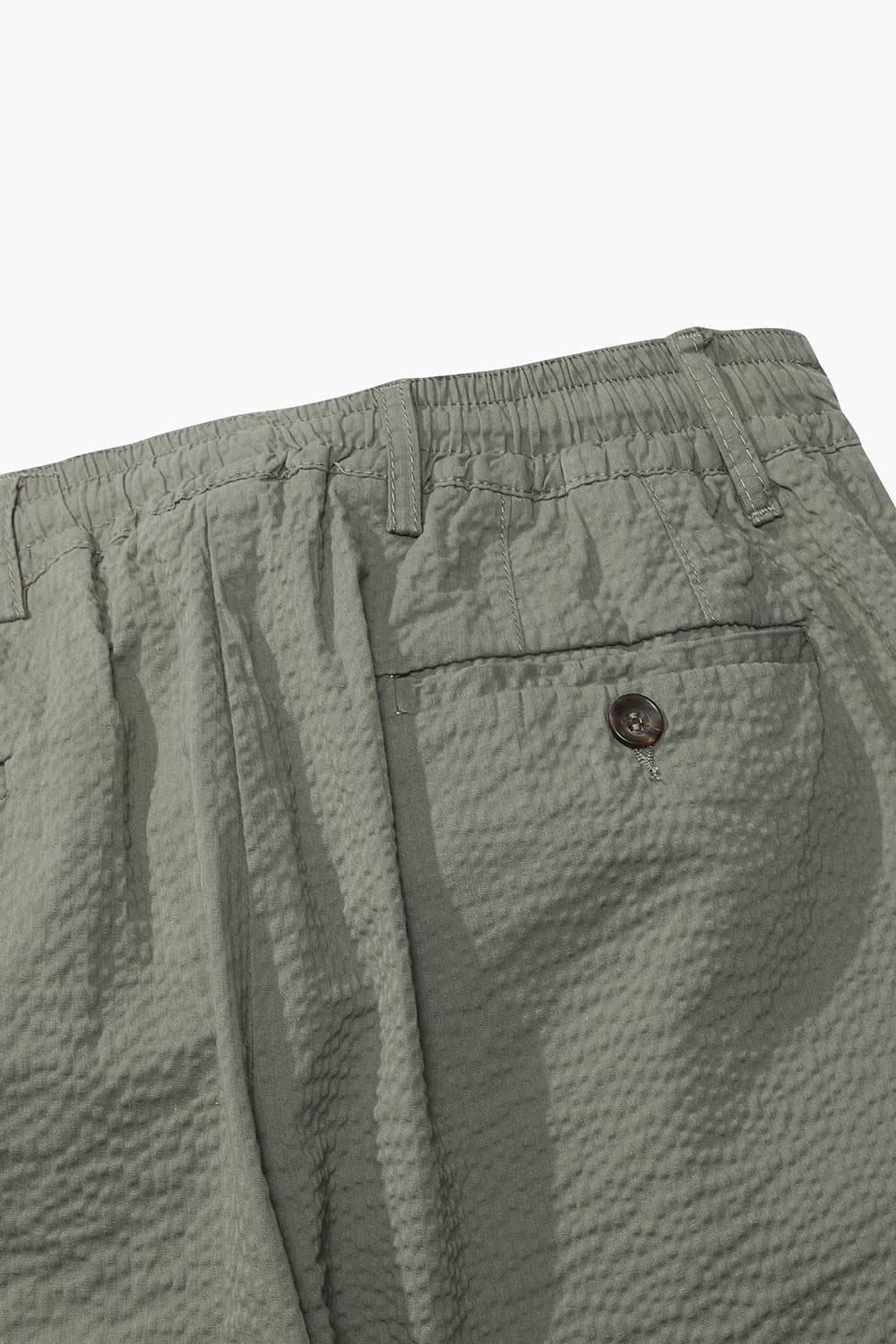 코튼 시어써커 스트링팬츠 카키 RE3SMBAPT804R77