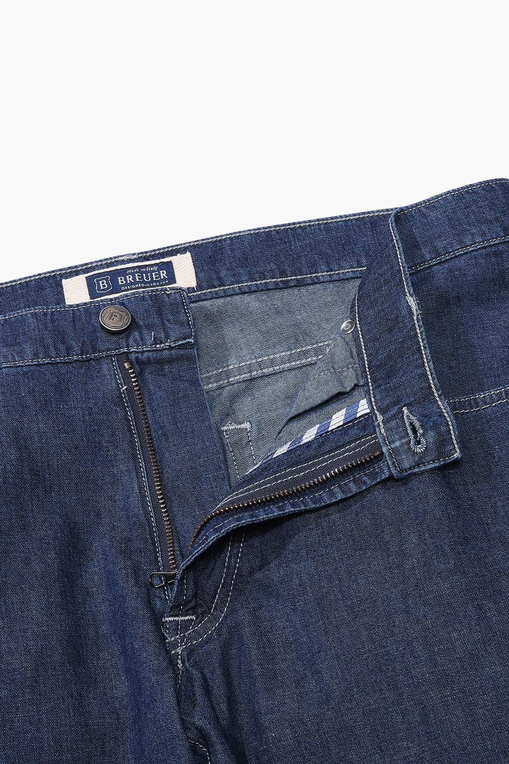 코튼 PREPPY 데님 블루 RE3SMBAPT401R63