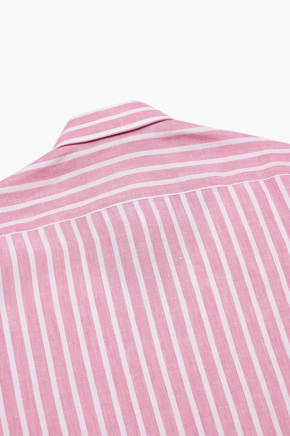 린넨 볼드 스트라이프 셔츠 핑크 RE3SMBASH106R35