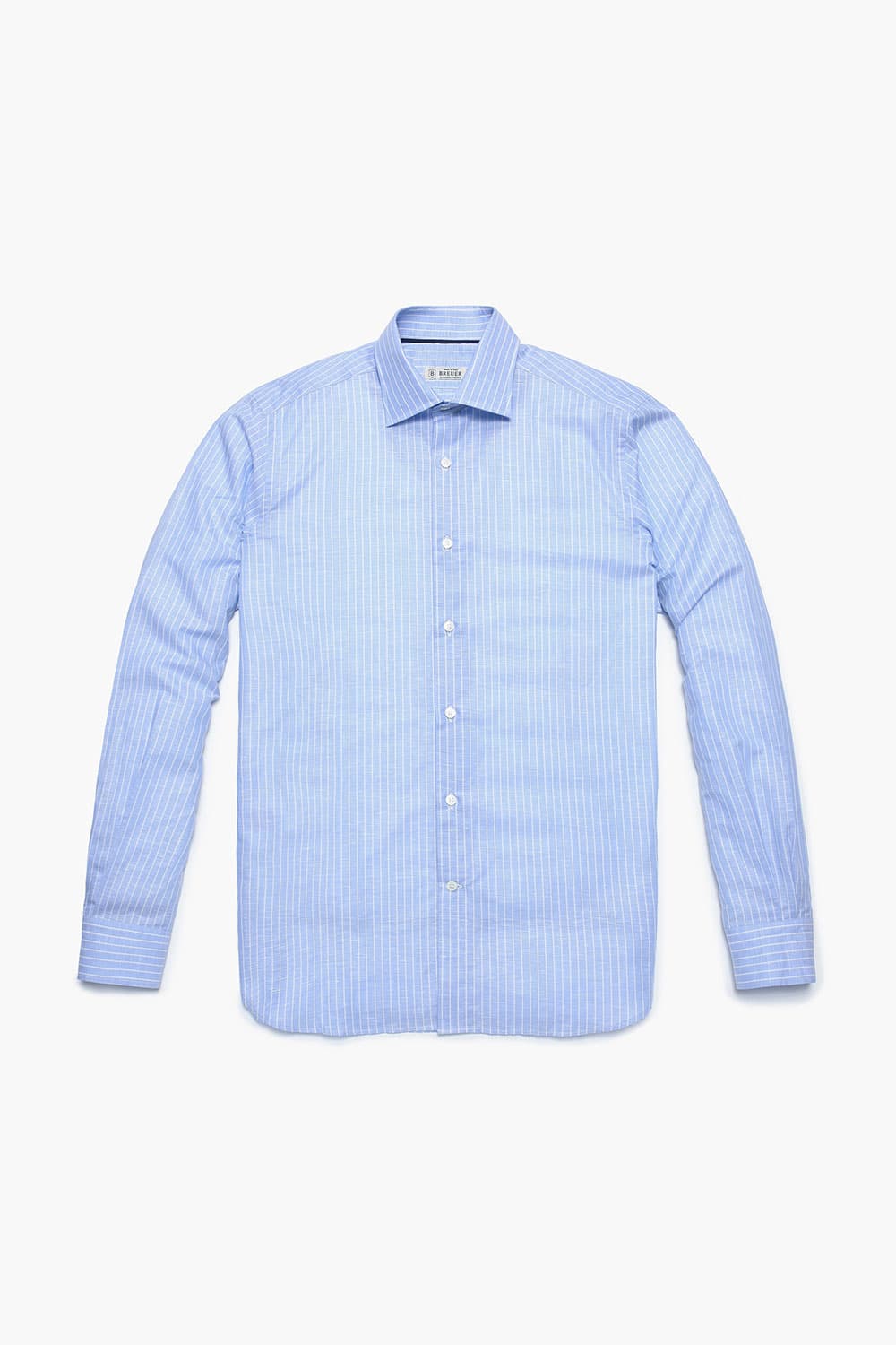 린넨믹스 스트라이프 셔츠 블루 RE3SMBASH102R64