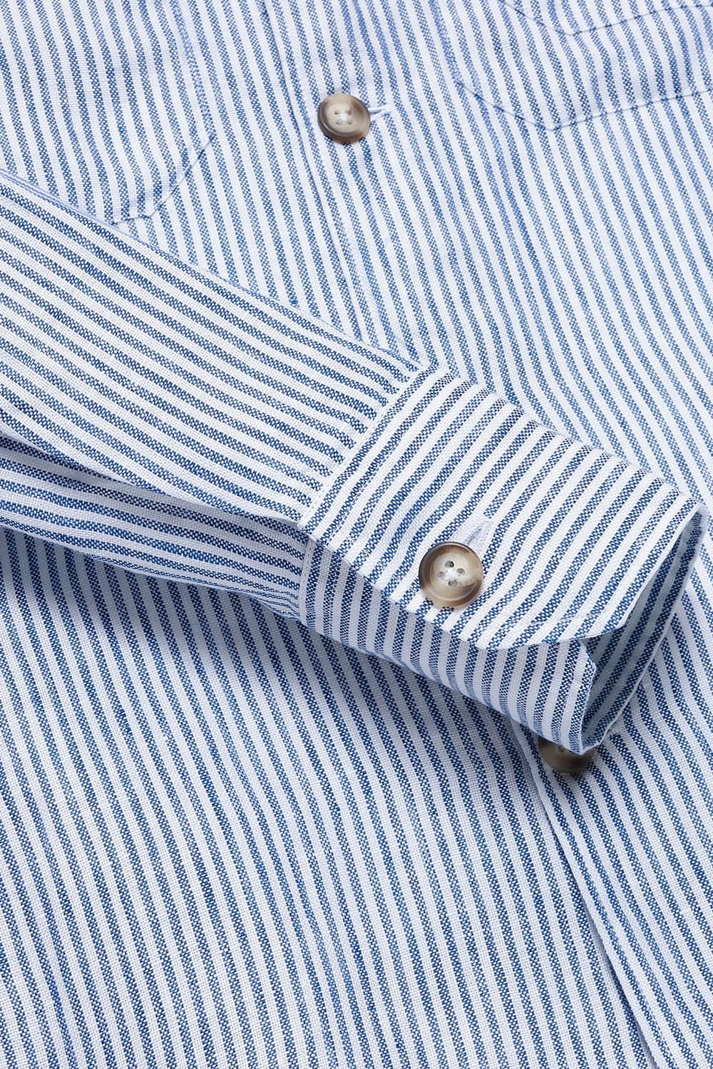 린넨 셔츠재킷 블루 RE3SMBASH201R63