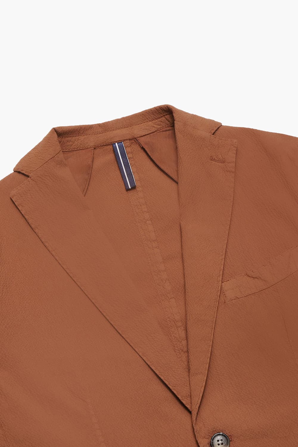 코튼 시어써커 솔리드 재킷 오렌지 RE3SMBAJA904R42