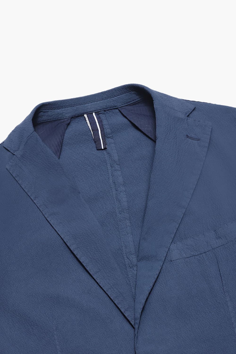 코튼 시어써커 솔리드 재킷 네이비 RE3SMBAJA904R65