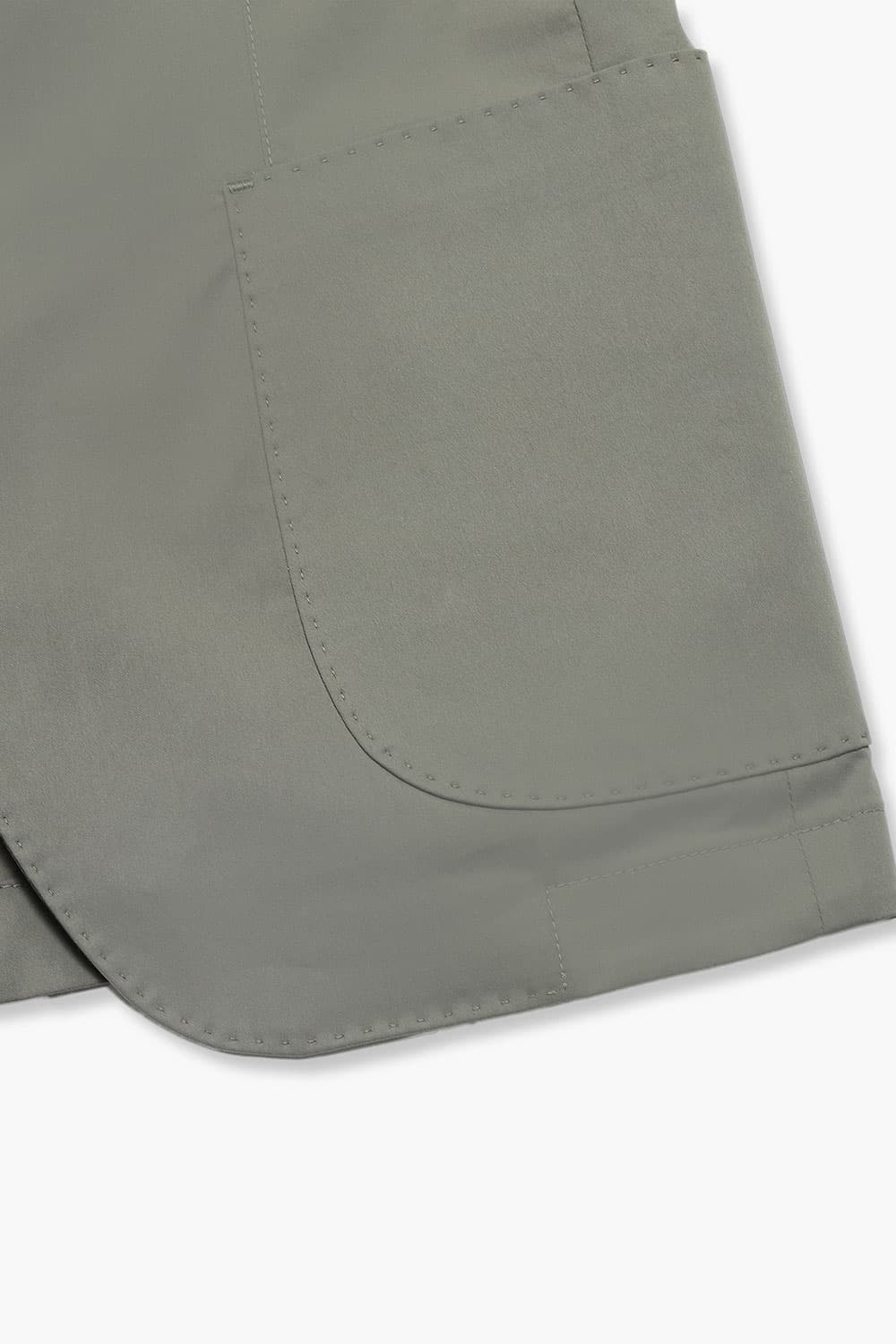 코튼폴리 솔리드 재킷 카키 RE3SMBAJA902R75