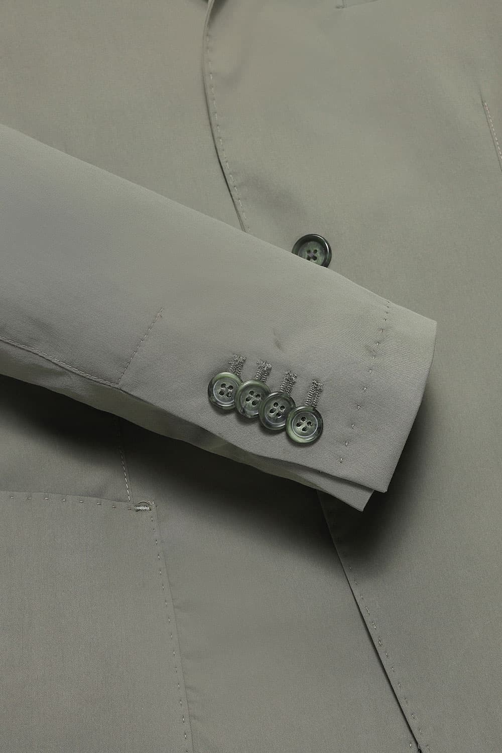 코튼폴리 솔리드 재킷 카키 RE3SMBAJA902R75