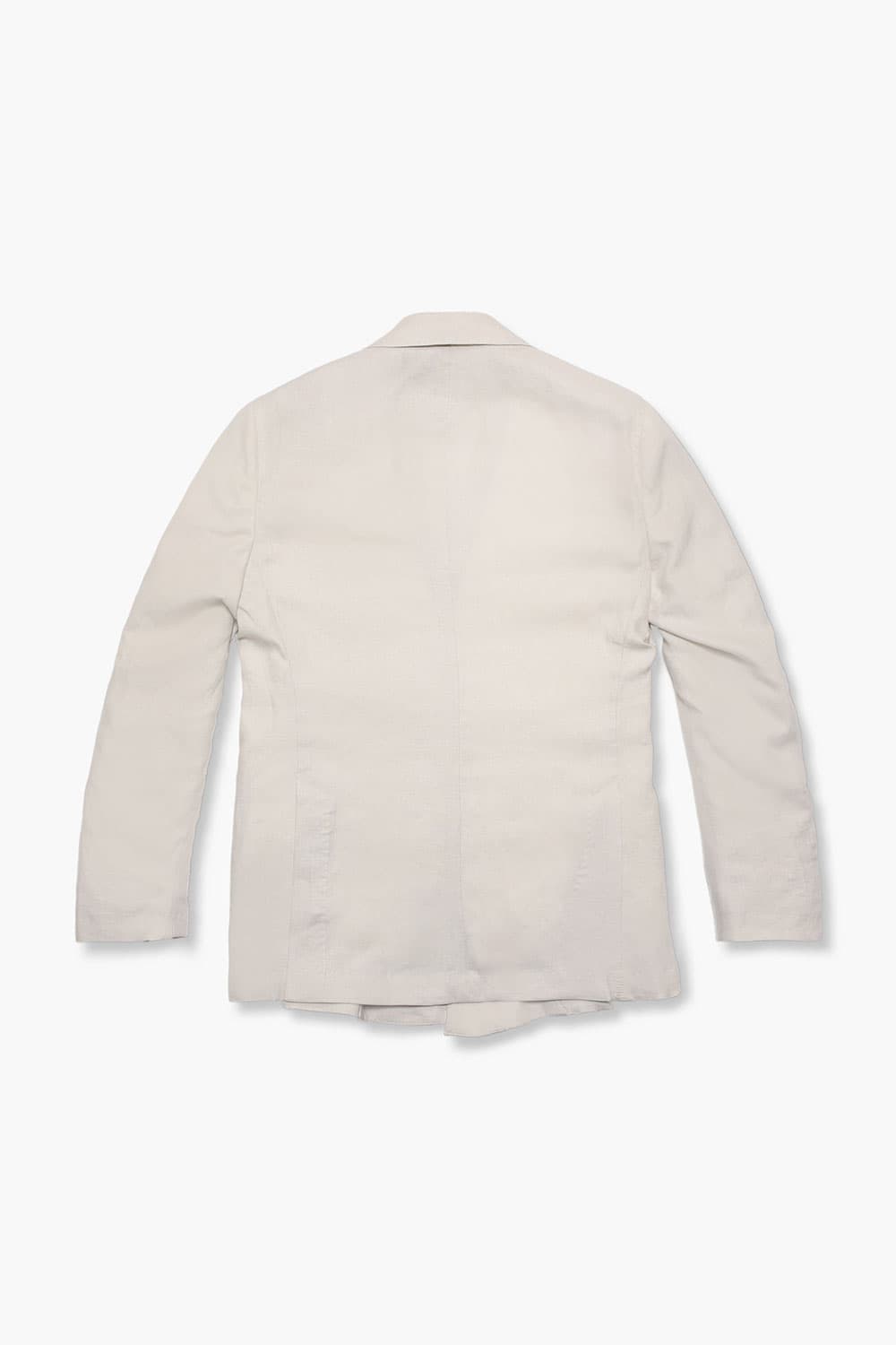 린넨 더블브레스티드 솔리드 재킷 라이트 베이지 RE3SMBAJA907R12