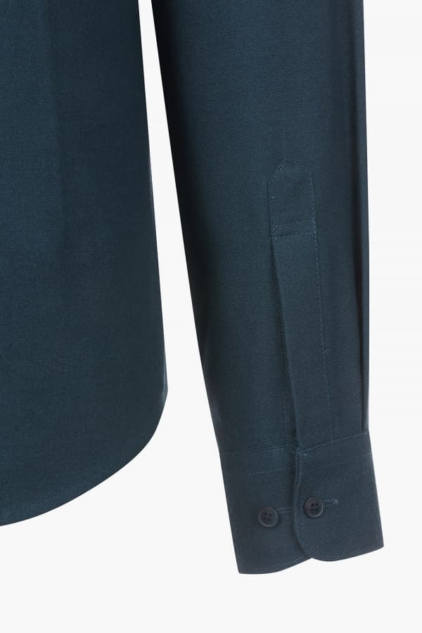 솔리드 기모 트리콜로르 957 컴포터블 셔츠 그린 SE3FM22LS957SGE