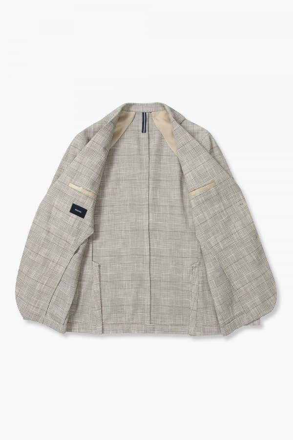코튼믹스 글렌체크 재킷 RE3FMBAJA902R82